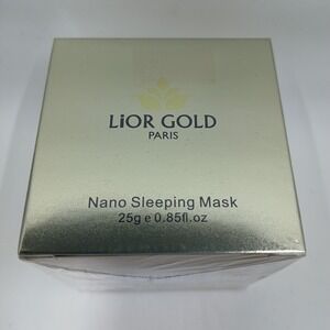 Lior Gold Nano Sleeping Night Mask 0.85 Fl Oz 24K Gold Anti Aging Hydrating NEW